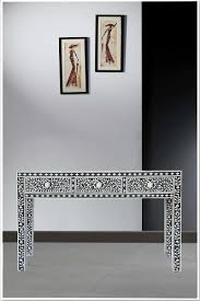 United kingdom, from the seller lorien. Buy Online Floral Black Bone Inlay Three Drawer Large Console Dressing Writing Tables