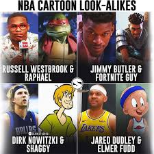 Jul 26, 2019 · by far one of my favorites. Nba Cartoon Look Alikes Russell Westbrook And Raphael Draymond Green And Donkey Fadeaway World