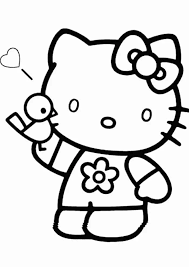 Her full name is kitty white; Hello Kitty Coloring Pages Pdf Coloringfile Com