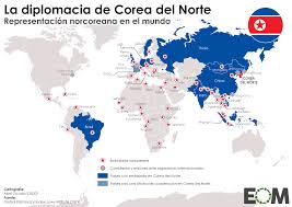 Jun 14, 2021 · corea del sur es la undécima economía mundial y la cuarta de asia, por lo cual para españa es un socio preferencial en el continente y se sitúa como el tercer socio comercial en esta región. Las Embajadas De Corea Del Norte Mapas De El Orden Mundial Eom