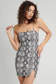 Python Print Bodycon Dress Garage