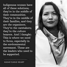 Anne Hathaway It S Indigenous Peoples Day And I Wanted To Share This Quote From A Deeply Moving Interview With Sarah Eagle Heart I Consider It To Be Essential Reading Https Atmos Earth Sarah Eagle Heart Jenni Monet Return To The Heart As