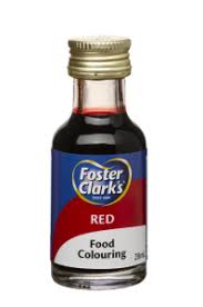 Food coloring, or color additive, is any dye, pigment, or substance that imparts color when it is added to food or drink. Red Food Colouring 25ml Foster Clark Products Ltd