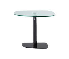 Dans la collection fermo nous vous présentons la table en aluminium blanc. Piazza Table Pietement Laque Noir Plateau Verre Clair Architonic