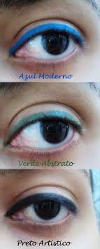 Que um delineado bem feito é o charme da maquiagem, nós já sabemos! Avon Color Trend Delineador Liquido Pop Art Swatch Nos Olhos Bruna Blog