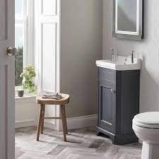 Not only are vanity units excellent storage. Tavistock Vitoria Matt Dark Grey Cloakroom Vanity Unit Basin Vb4u