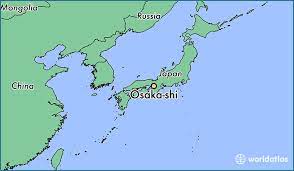 Osaka, kinki, japan, asia geographical coordinates: Jungle Maps Map Of Japan Showing Osaka