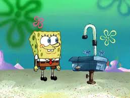 sink buddy spongebob, popcorn maker