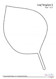Leaf Template 1