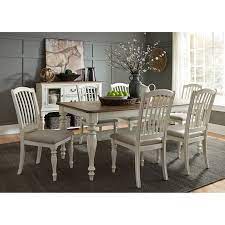 Liberty Furniture Industries Cumberland Creek 7 Piece Rectangular Extension Dining Table Set Dining Table Dining Table Setting Dining Room Sets