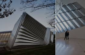 As shown in photographs revealed last month , zaha hadid designed the eli and edythe broad art museum with a pleated facade of stainless steel and glass that contrasts with the. Eli And Edythe Broad Art Museum By Zaha Hadid Pleated Architecture Rtf Rethinking The Future