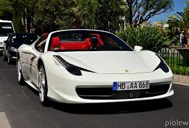 Maybe you would like to learn more about one of these? White Ferrari 458 Spider Interior