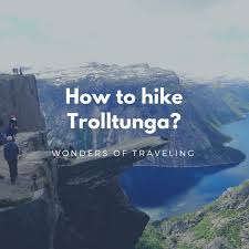 It is an incredibly scenic hike, ending at the troll's tongue, a thin sliver of rock perfect for creative photographs. How To Hike Norway S Trolltunga Wonders Of Traveling