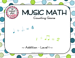 Music Math Level 1 Is A Fun Resource That Reinforces Counting Beats Great For 3rd Graders And Older Especially Music Math Math Counting Games Math Counting