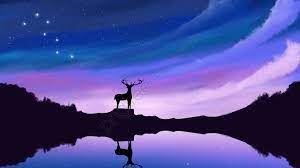 شفاء نظام جميل مليء بالنجوم وحيد الغزلان ليلة سعيدة مرحبا التوضيح ملصق شفاء سماء مرصعة بالنجوم حلم صورة توضيحية على pngtree غير محفوظة الحقوق earth illustration dream illustration night illustration