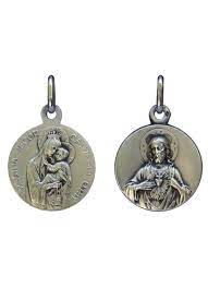 La quantité minimale pour pouvoir commander ce produit est 1. Vente Medaille Scapulaire Argent Massif Medaille Pendentif