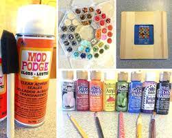 Glue the blue glass pieces to the frame with modeling glue. Picture Frame Craft Ideas Diy Projects Craft Ideas How To S For Home Decor With Videos