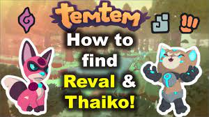 ADORABLE* - How to get Reval & Thaiko! - Quick spawn location guide - Temtem  Arbury update - YouTube