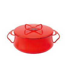 Amazon.com: Dansk Chili Red Kobenstyle 4.37 Qt. Casserole : Everything Else