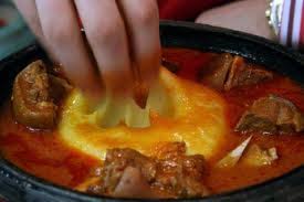 The best area for spicy african food is the treichville district of abidjan. What Are They Eating In The Ivory Coast Fufu And Washing It Down With Bangui Hubpages