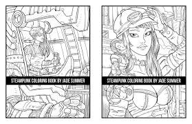 Below is a collection of gothic coloring page which you can download for free. Amazon Com Steampunk Coloring Book An Adult Coloring Book With Retro Women Mechanical Animals Vintage Fashion Fun Gadgets Futuristic Cityscapes And More Steampunk Coloring Books For Adults 9798673031926 Summer Jade Books