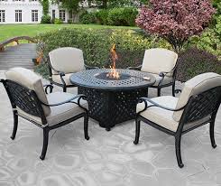 Weave 48 Round Firepit Table Outdoor Fire Pit Patio Fire Pit Table Gazebo With Fire Pit