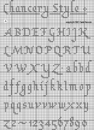 Check spelling or type a new query. Plate 3 Chancerly Style Cross Stitch Fonts Cross Stitch Alphabet Patterns Cross Stitch Letters