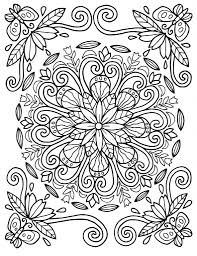 Floral Coloring Pages For Adults Best Coloring Pages For Kids Mandala Coloring Pages Coloring Pages Nature Abstract Coloring Pages