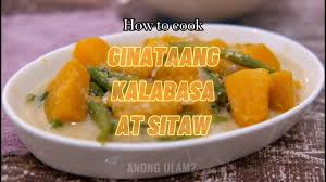 I don't know where ginataang sitaw at kalabasa was originated but one thing is i am sure of. Healthy Dish How To Cook Ginataang Kalabasa At Sitaw With Malunggay Youtube