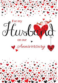 Chocolate and flowers were involved though. Husband Anniversary Card Greeting Cards Invitations Home Garden Worldenergy Ae