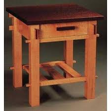Craftsman End Table Downloadable Plan Furniture Project Plans Stool Woodworking Plans End Table Plans