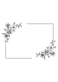 Download Rectangle Frame With Flowers Free Svg File Free Svg Flower Frame Rectangle Frame