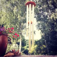 Mein selbst gebautes klangspiel im garten 🪴🙂. Wu Wei Klangspiele De Die Welt Der Klangspiele Windspiele Rohrengongs