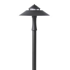 Portfolio 7 Watt Specialty Textured Bronze Low Voltage Led Path Light Dl6903rbs A Led Path Lights Path Lights Led Landscape Lighting