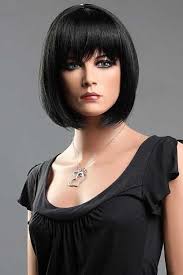 Makeup for short black hair; Short Jet Black Hair Jpg 500 750 Pixels Short Hair Color Short Hair Styles Wig Hairstyles
