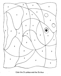 Discover thanksgiving coloring pages that include fun images of turkeys, pilgrims, and food that your kids will love to color. Color By Numbers Fish Underwater Coloring Page For Kids Printable Coloring Library