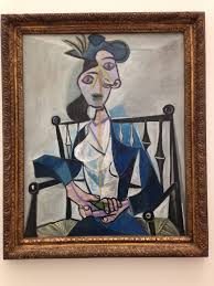 Geboren 25.10.1881 in malaga gestorben 08.04.1973 in mougins. Pablo Picasso Sitzende Frau Schone Stadtfuhrung In Munchen