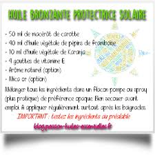 Diy Recette Express D Huile Bronzante Naturelle Creme Solaire Faite Maison Huile Vegetale Huile