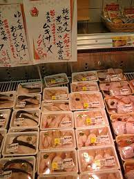 Shark meat is forbidden it eats another fishes and also got teeth it is similier like. File Shark Meat In Supermarket Jpg Wikimedia Commons