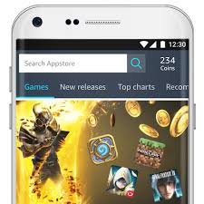There are more than just one app store for android applications, and amazon has one of them. The Amazon App