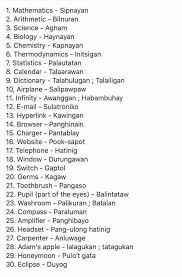 Tagalog Filipino Words Tagalog Words Tagalog Quotes