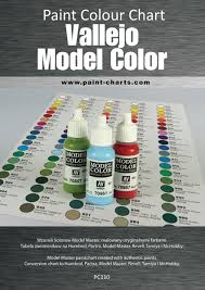 paint colour chart vallejo model color 12mm