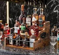 Amazon.com: KLM Liquor Bottle Display Shelf, Coffee Syrup ...