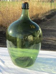 Antike Grune Ballonflasche Schnapsflasche Flasche Mundgeblasen Mit Abriss Ballonflasche Schnapsflaschen Flaschen