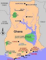Ghana map by googlemaps engine: The Countdown For Ghana Starts Now Al Com