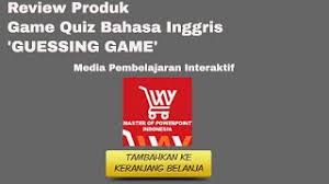 Istilah pendekatan berasal dari bahasa inggris approach yang memiliki beberapa arti, diantaranya diartikan dengan pendekatan. Game Quiz Bahasa Inggris Guessing Game 1 Media Pembelajaran Interaktif Youtube