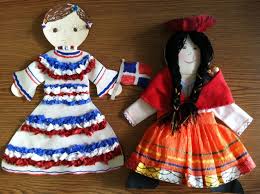 Paper Dolls Dress In Traditional Costume Hispanic Heritage Month Crafts Hispanic Heritage Projects Around The World Crafts For Kids