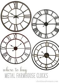 Shop from the world's largest selection and best deals for station clocks. Where To Buy Farmhouse Wall Clocks Christina Maria Blog