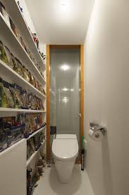 This is an extreme idea and only works if you have an adjacent laundry room to your small bathroom. Inside Out House By Takeshi Hosaka Architects