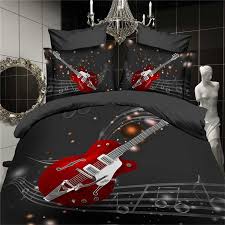 Sheet music, the written form of music notes, may appear very complex to the untrained eye. 3d Fashion Music Notes Bedding Set Black Red Guitar Quilt Duvet Cover Full Queen Size Double Bedspread Sheets Bed Pillowcase Black Comforter Sets Duvet Covers Full From Asite 45 37 Dhgate Com